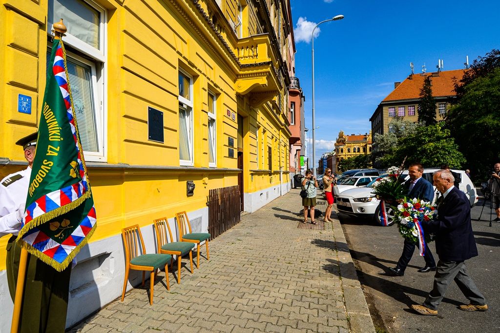 Plzeň si připomněla srpnové události roku 1968 (foto: M. Pecuch, 21.8.2019)