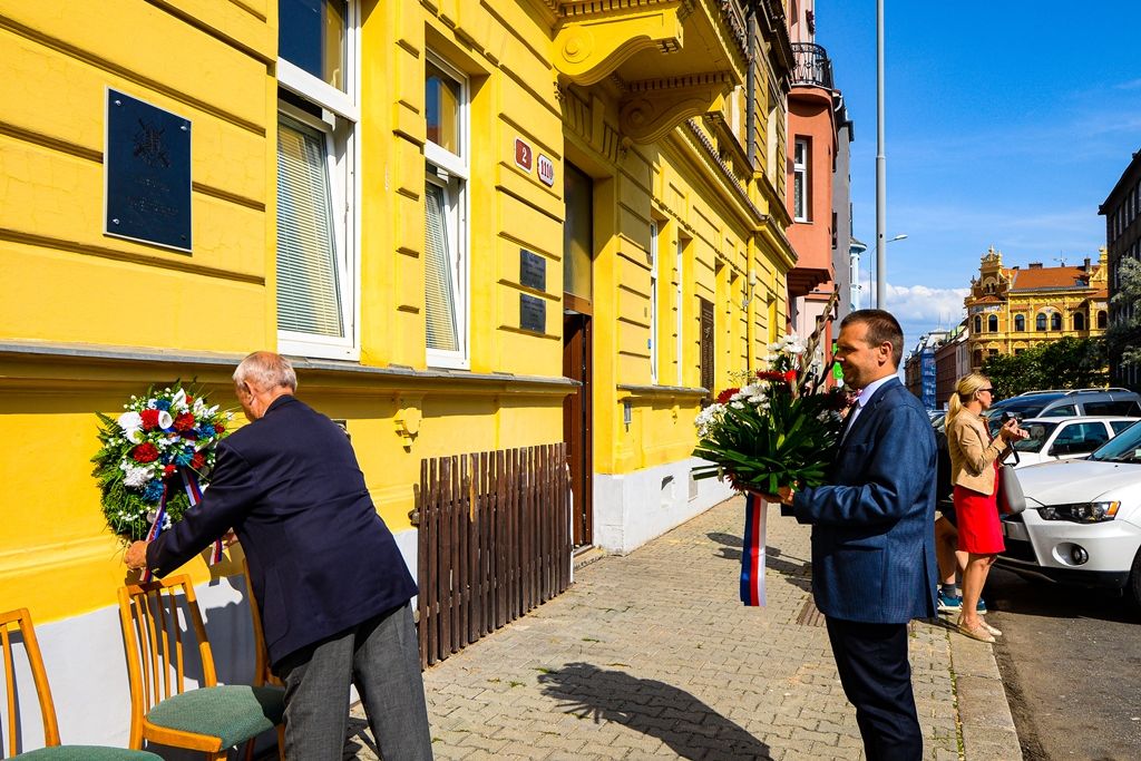 Plzeň si připomněla srpnové události roku 1968 (foto: M. Pecuch, 21.8.2019)