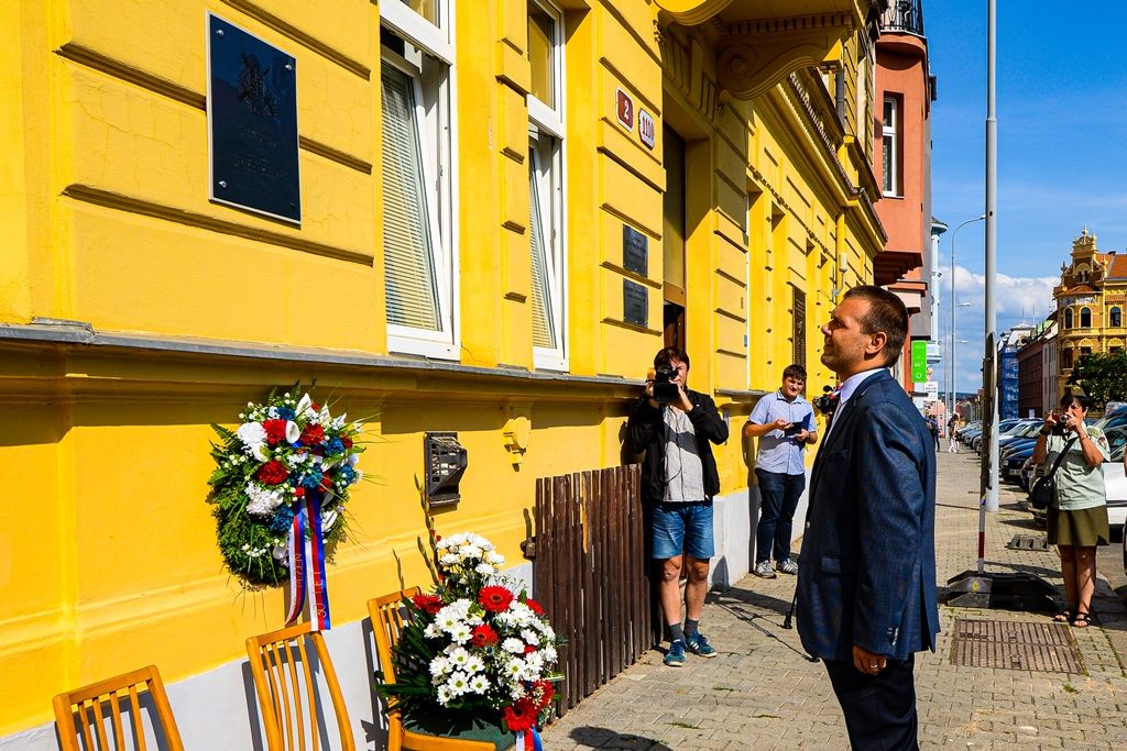 Plzeň si připomněla srpnové události roku 1968 (foto: M. Pecuch, 21.8.2019)