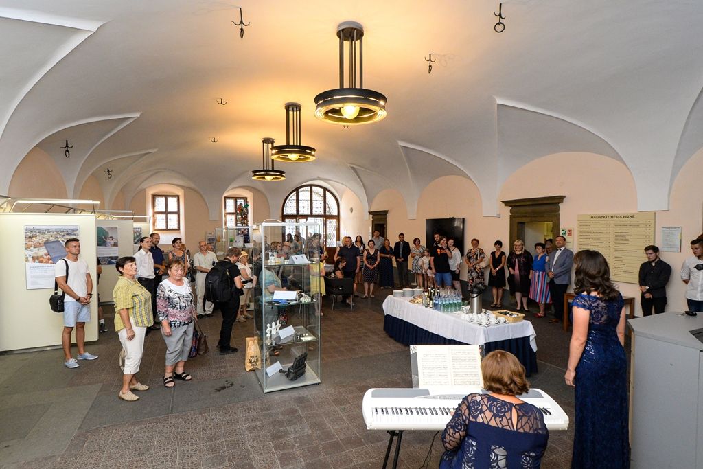 Vernisáž výstavy Studuj a bav se vědou (foto: M. Pecuch, 26.8.2019)