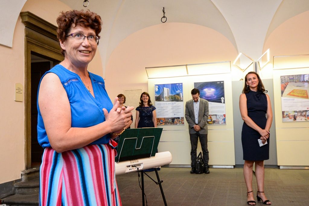 Vernisáž výstavy Studuj a bav se vědou (foto: M. Pecuch, 26.8.2019)