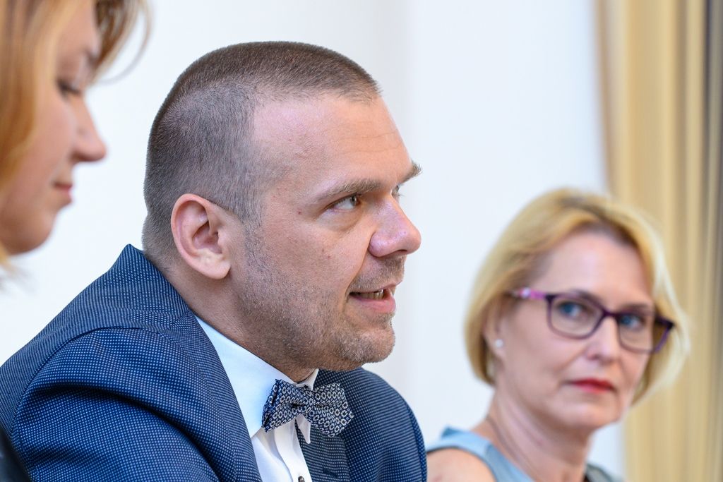 Tisková konference k oslavám 17. listopadu (foto: M. Pecuch, 27.8.2019)