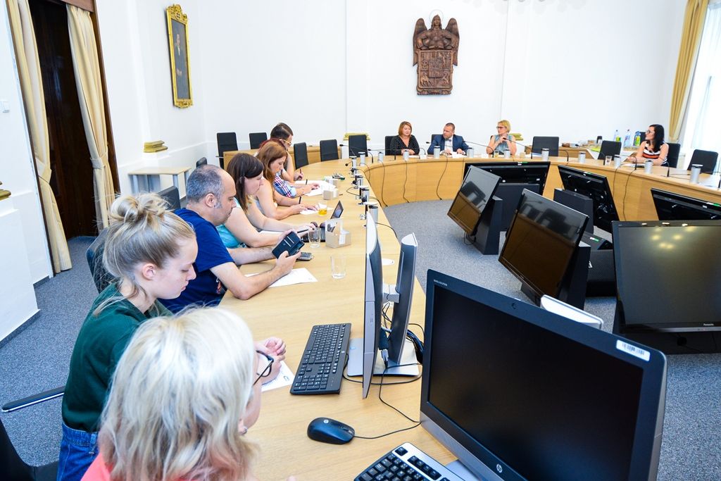 Tisková konference k oslavám 17. listopadu (foto: M. Pecuch, 27.8.2019)