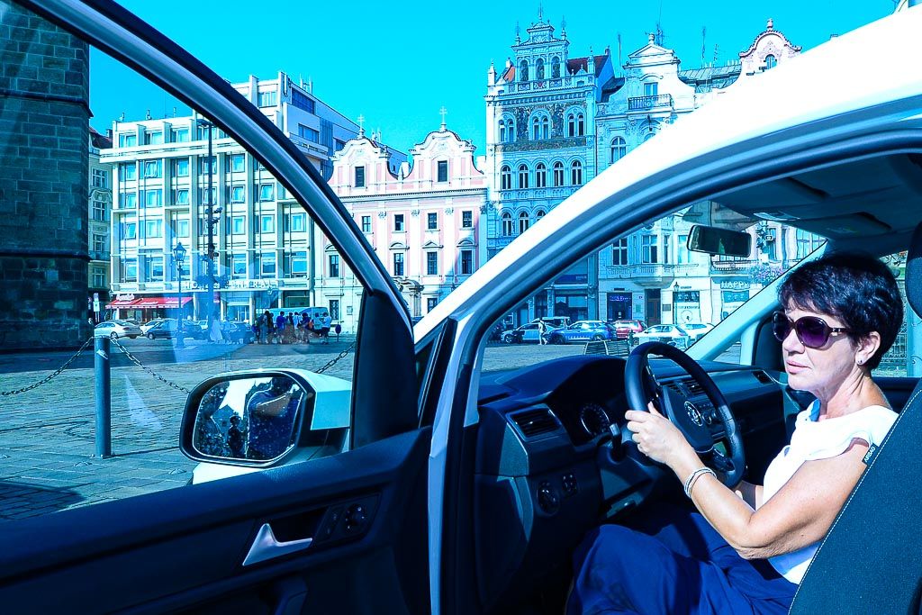 Nové vozidlo služby Senior Expres (foto: M. Pecuch, 30.8.2019)