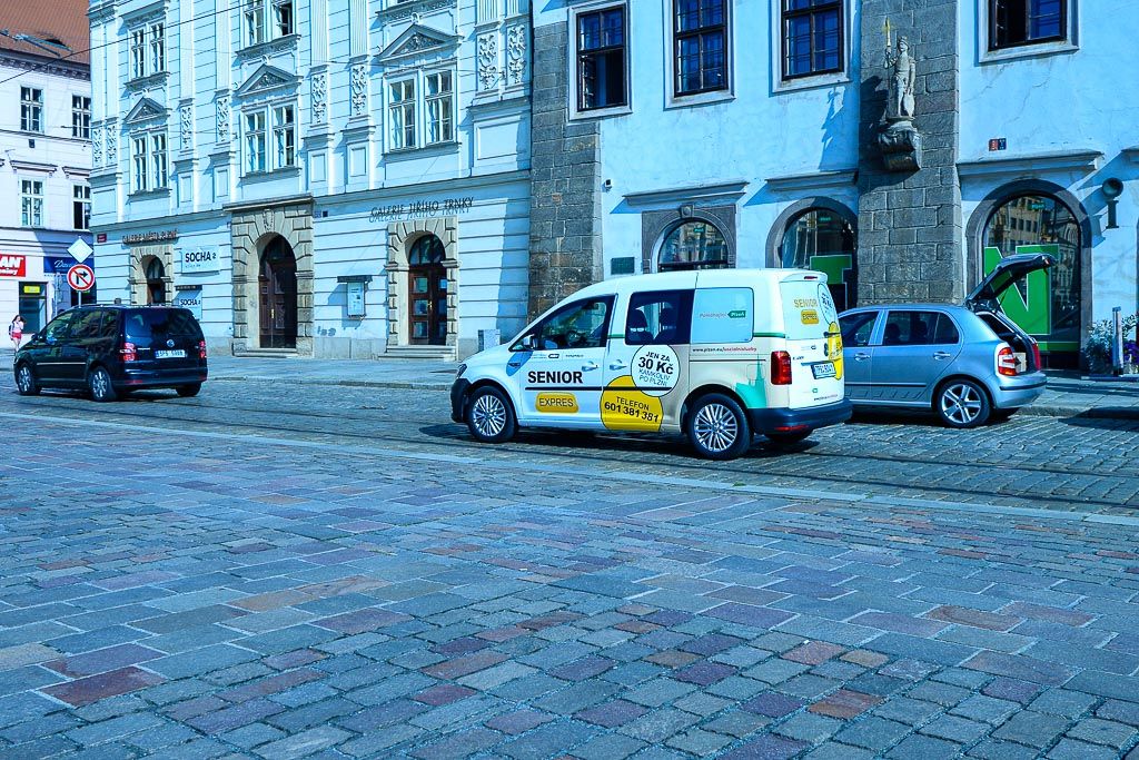 Nové vozidlo služby Senior Expres (foto: M. Pecuch, 30.8.2019)