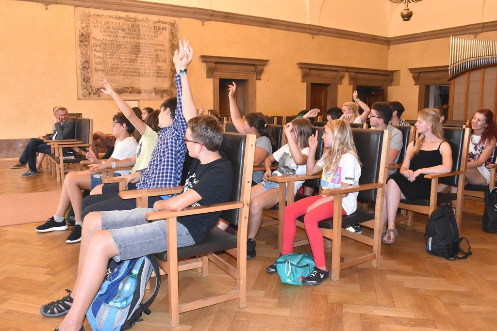 Letní tábor Tandem v Plzni (foto: A. Jarošová, 30.8.2019)