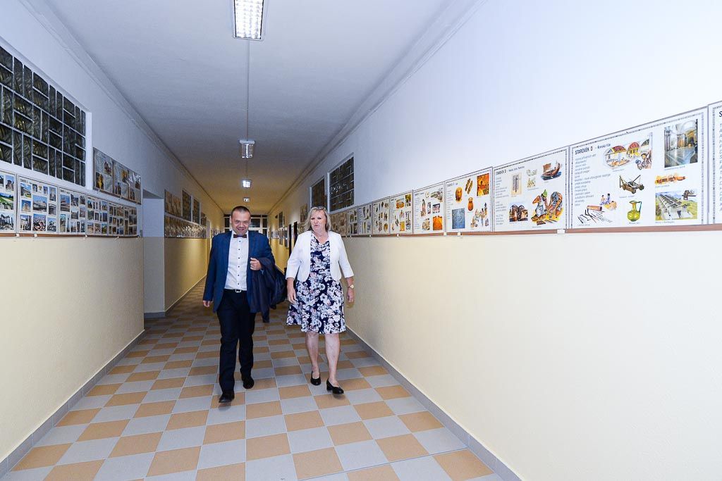 Do prvních tříd v Plzni dnes nastoupilo kolem 1600 prvňáčků (foto: M. Pecuch/A. Jarošová, 2.9.2019)