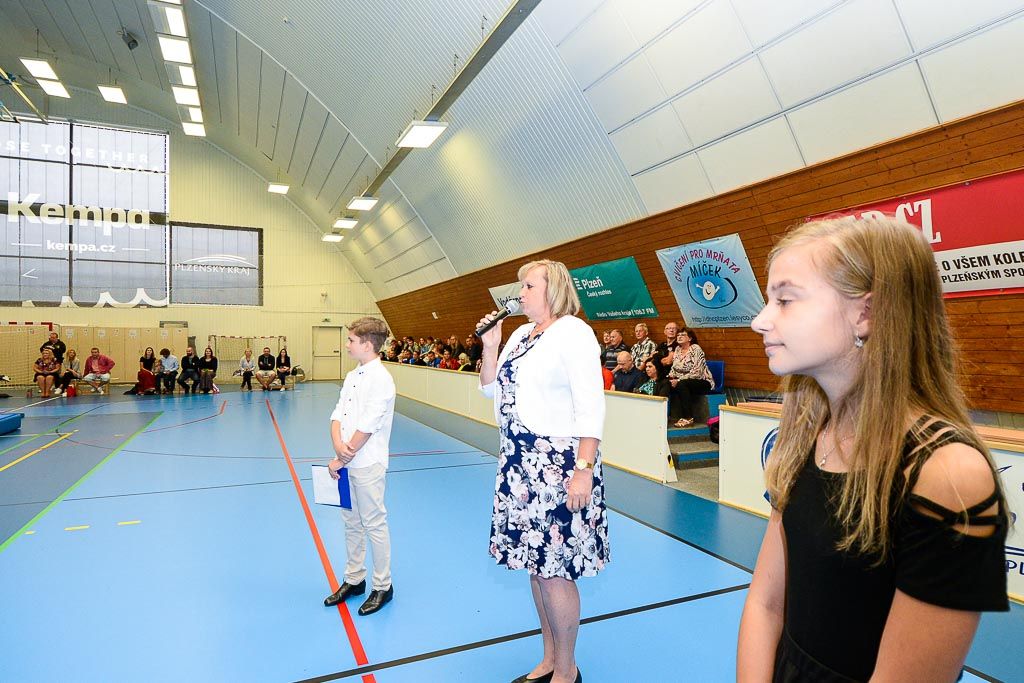 Do prvních tříd v Plzni dnes nastoupilo kolem 1600 prvňáčků (foto: M. Pecuch/A. Jarošová, 2.9.2019)