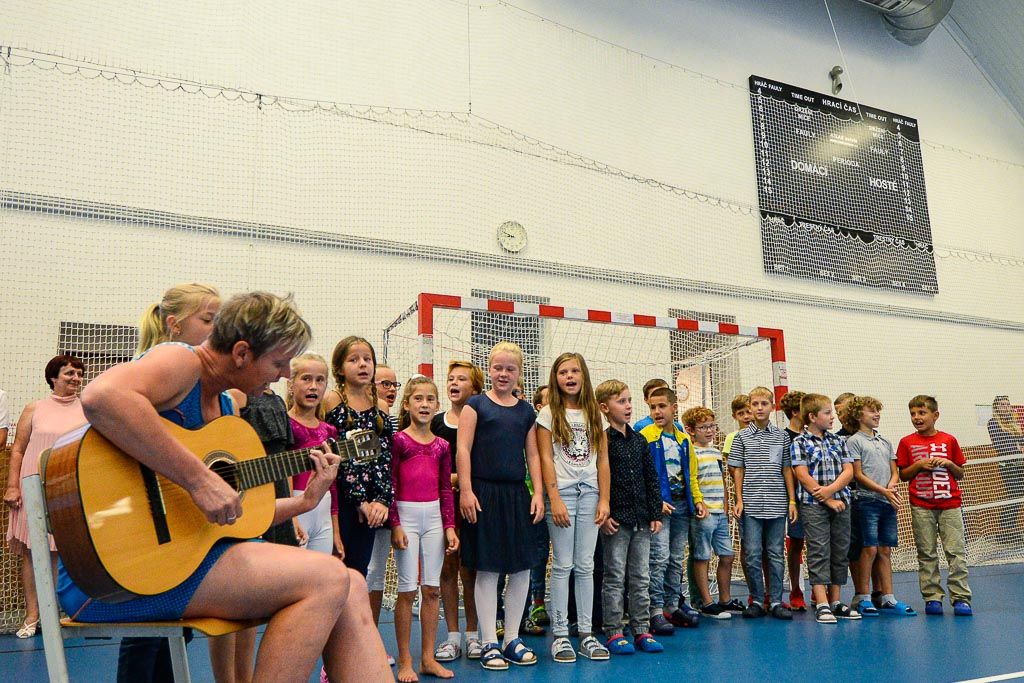 Do prvních tříd v Plzni dnes nastoupilo kolem 1600 prvňáčků (foto: M. Pecuch/A. Jarošová, 2.9.2019)