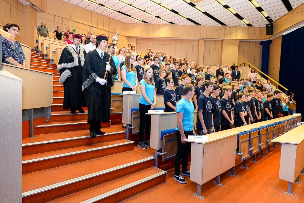 Slavnostní zakončení JuniorFEL 2019 (foto: M. Pecuch, 30.8.2019)