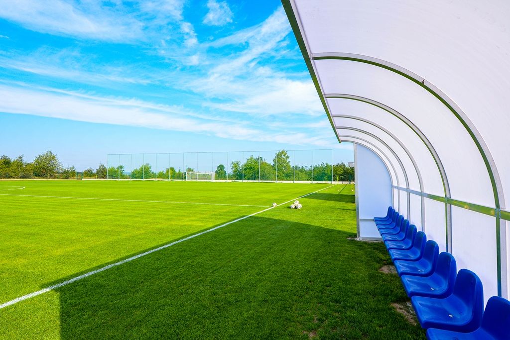 Sportovní areál pro talentované fotbalisty i žáky (foto: M. Pecuch, 11.9.2019)