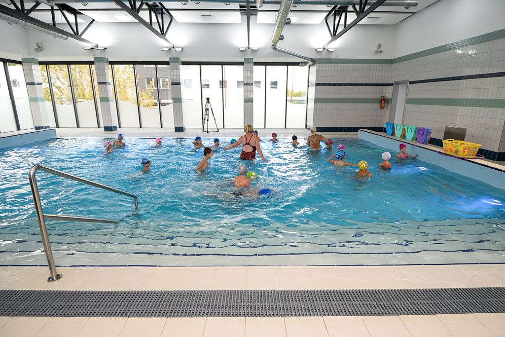 Otevření nového dětského bazénu na Slovanech (foto: M. Pecuch, 18.9.2019)