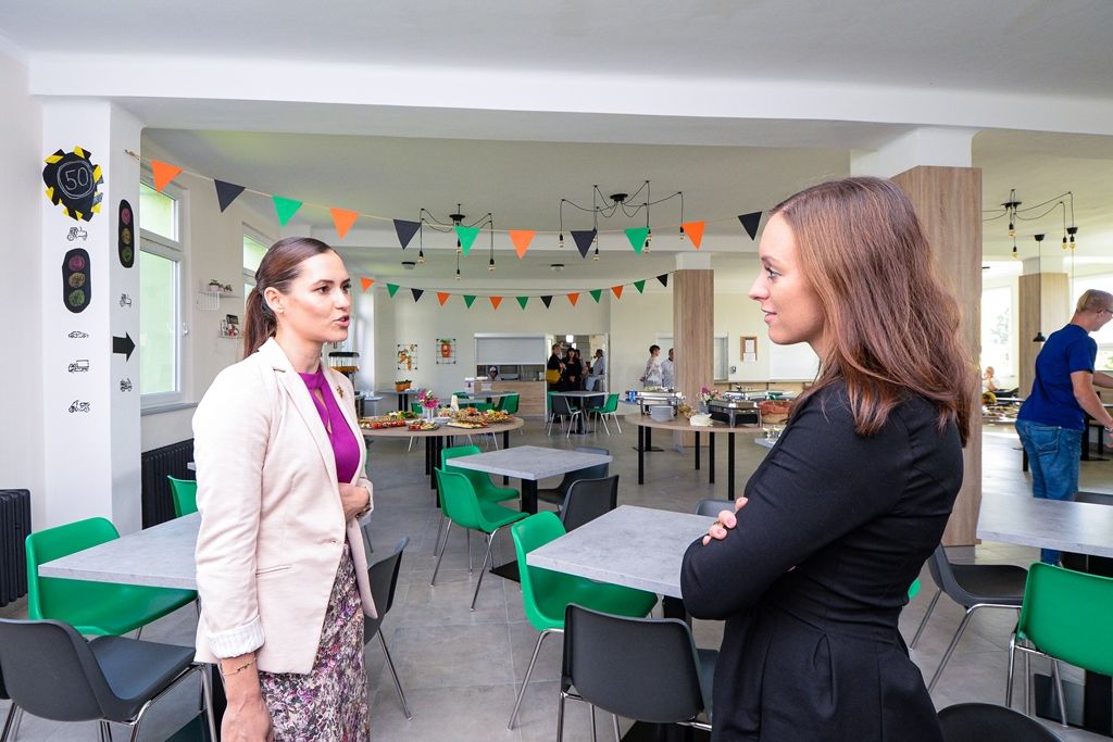 Dopravní škola v Křimicích má opravenou školní jídelnu (foto: M. Pecuch, 20.9.2019)