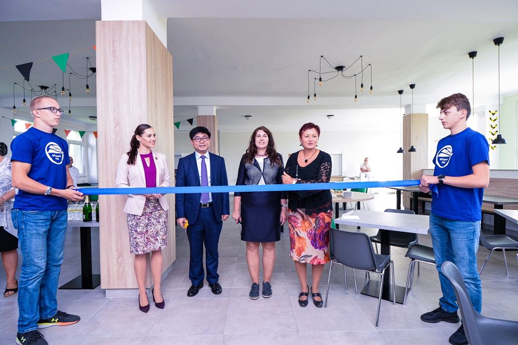 Dopravní škola v Křimicích má opravenou školní jídelnu (foto: M. Pecuch, 20.9.2019)