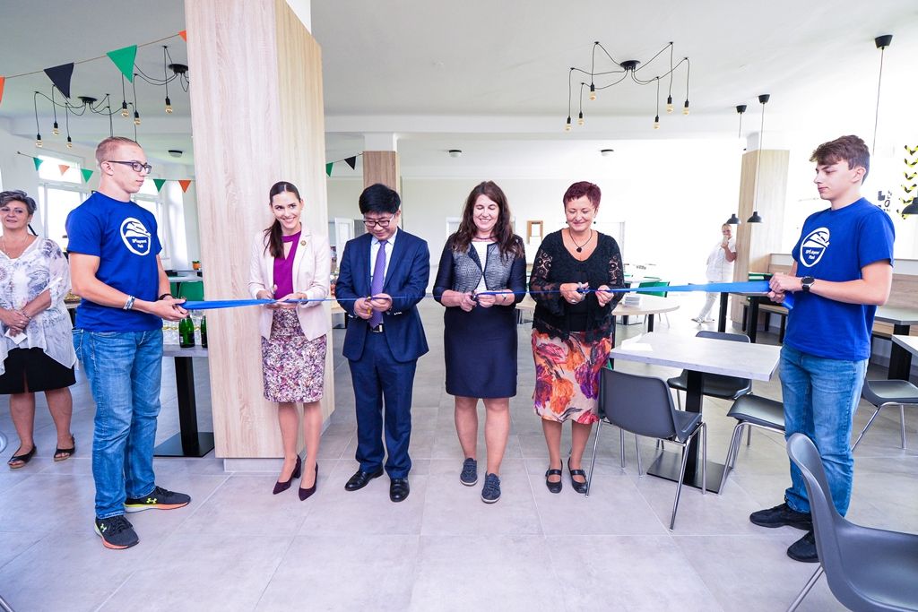 Dopravní škola v Křimicích má opravenou školní jídelnu (foto: M. Pecuch, 20.9.2019)