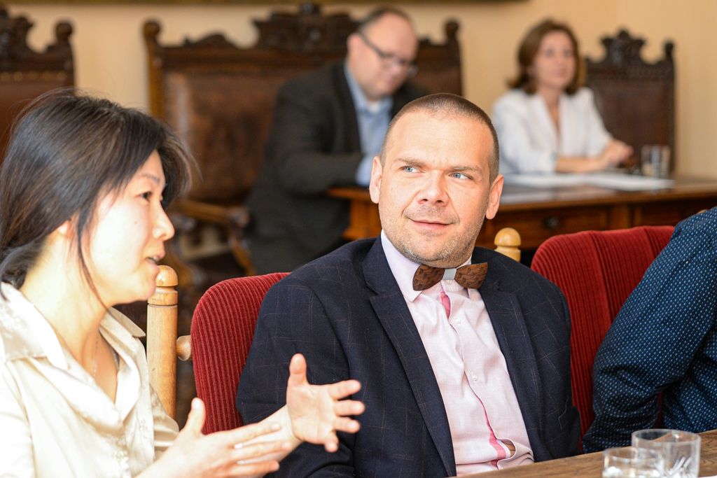 Primátor jednal s japonským starostou o spolupráci loutkářů (foto: M. Pecuch, 22.9.2019)