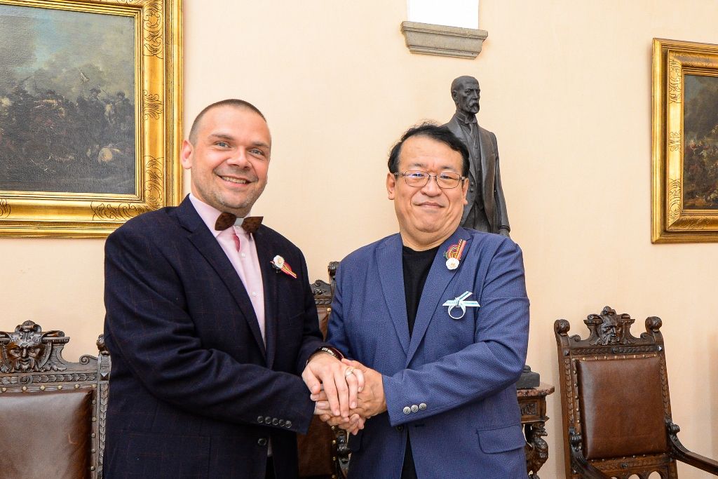 Primátor jednal s japonským starostou o spolupráci loutkářů