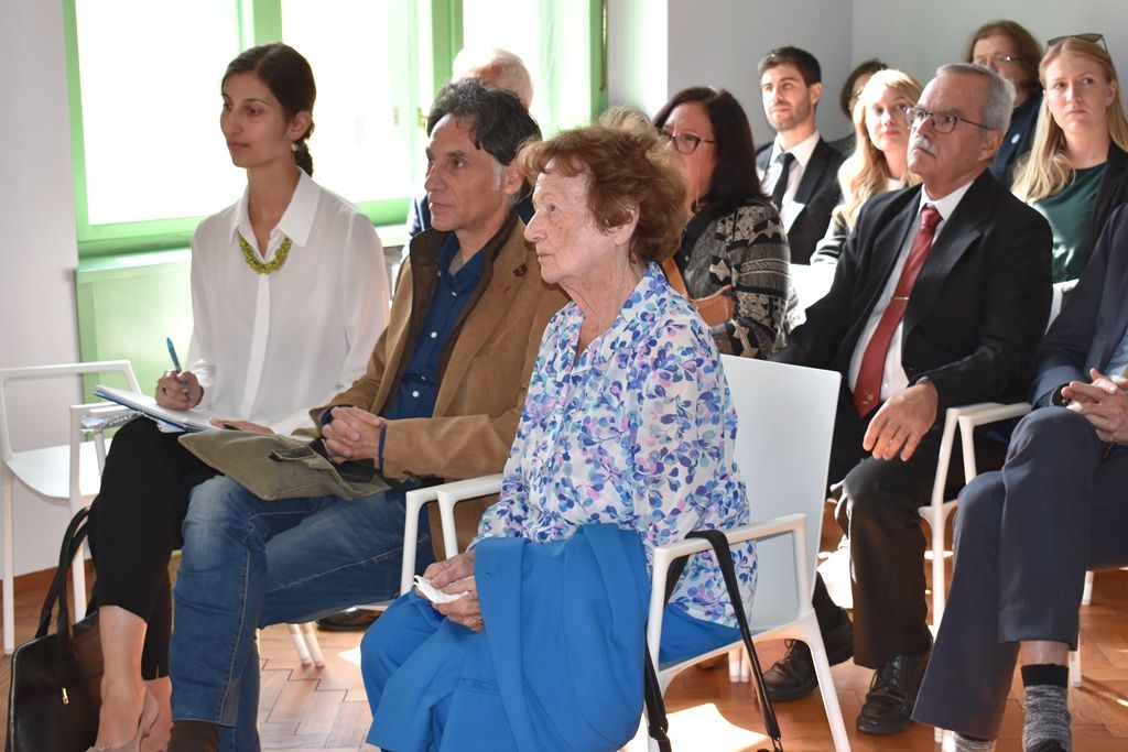 Španělský autor Osvětimské knihovnice představil svoji knihu v Plzni (foto: A. Jarošová, 20.9.2019)