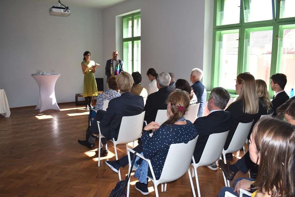 Španělský autor Osvětimské knihovnice představil svoji knihu v Plzni (foto: A. Jarošová, 20.9.2019)