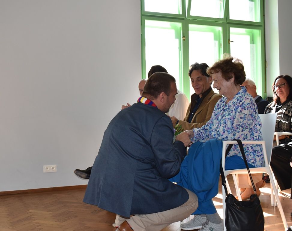 Španělský autor Osvětimské knihovnice představil svoji knihu v Plzni (foto: A. Jarošová, 20.9.2019)