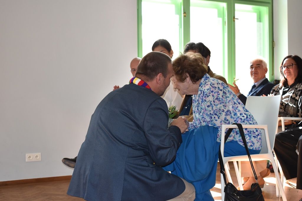 Španělský autor Osvětimské knihovnice představil svoji knihu v Plzni (foto: A. Jarošová, 20.9.2019)