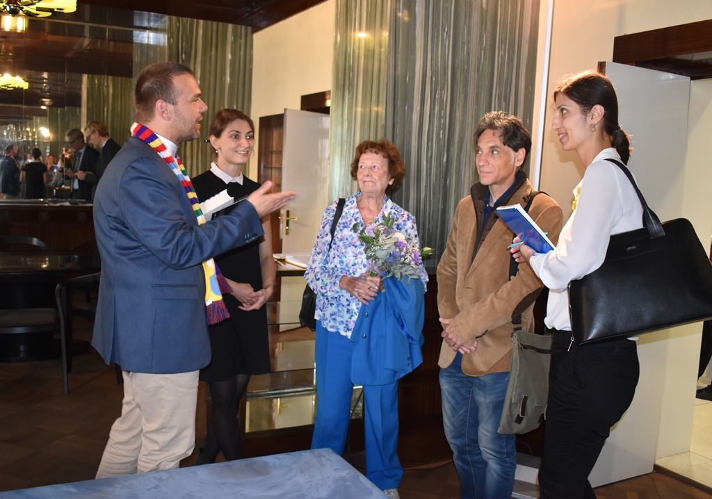 Španělský autor Osvětimské knihovnice představil svoji knihu v Plzni (foto: A. Jarošová, 20.9.2019)