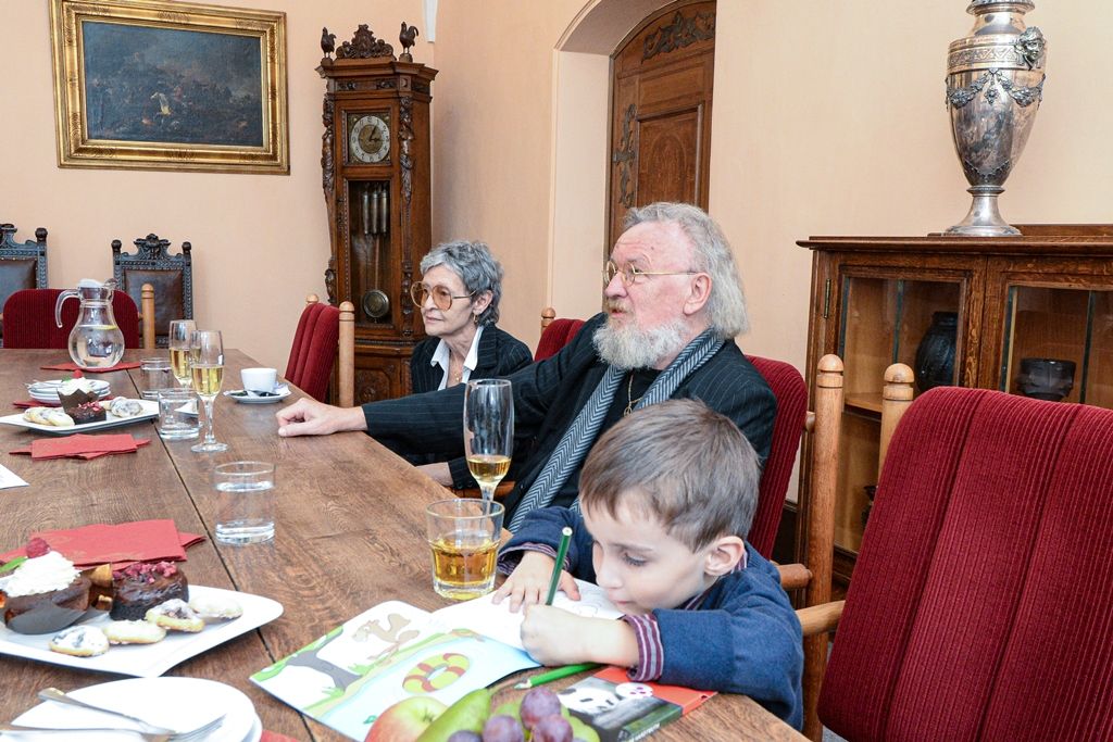 Primátor pogratuloval Karlu Sykovi k životnímu jubileu (foto: M. Pecuch, 23.9.2019)