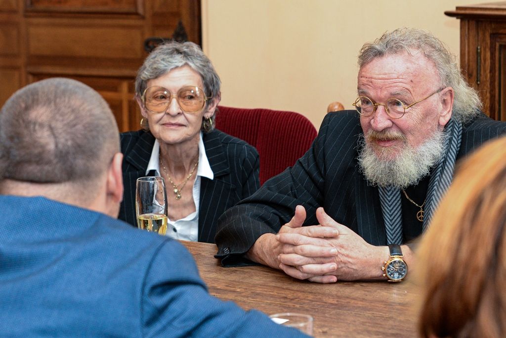 Primátor pogratuloval Karlu Sykovi k životnímu jubileu (foto: M. Pecuch, 23.9.2019)
