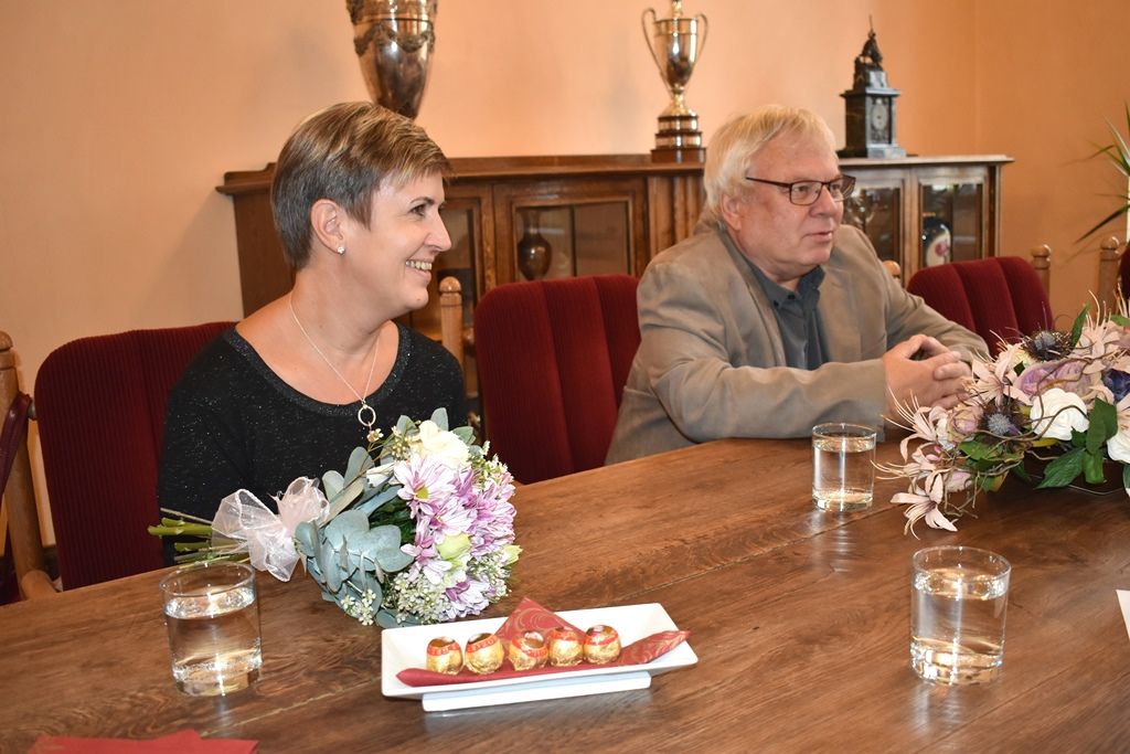 Sbormistr Zdeněk Vimr obdržel medaili za uměleckou činnost (foto: A. Jarošová, 30.9.2019)