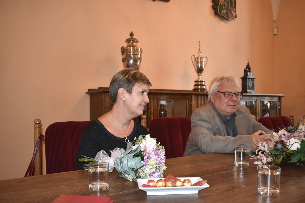 Sbormistr Zdeněk Vimr obdržel medaili za uměleckou činnost (foto: A. Jarošová, 30.9.2019)