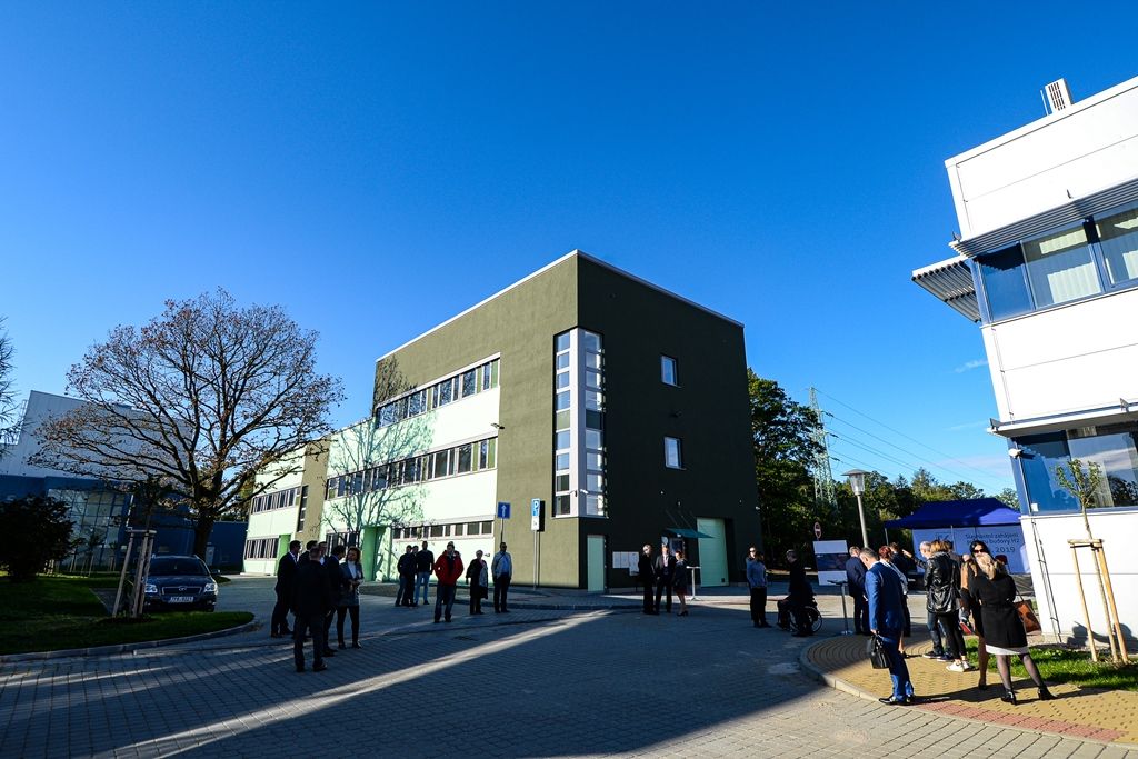 Vědeckotechnický park se rozrostl o další budovu (foto: M. Pecuch, 1.10.2019)