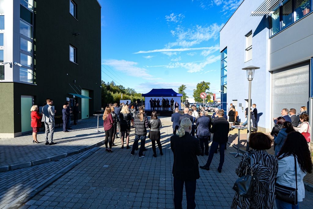 Vědeckotechnický park se rozrostl o další budovu (foto: M. Pecuch, 1.10.2019)