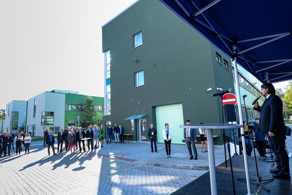 Vědeckotechnický park se rozrostl o další budovu (foto: M. Pecuch, 1.10.2019)