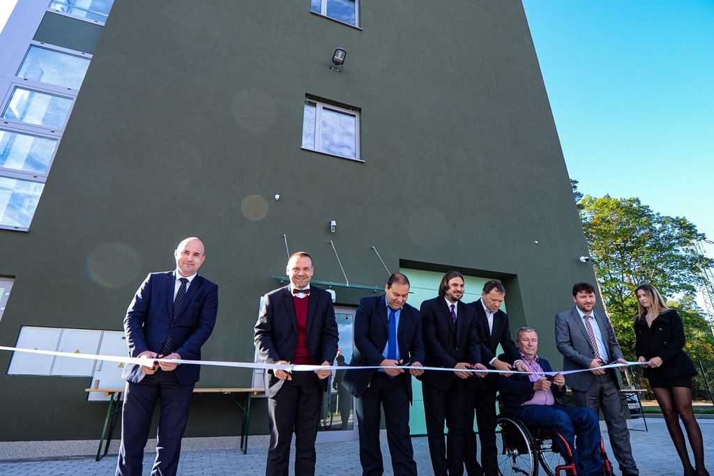 Vědeckotechnický park se rozrostl o další budovu (foto: M. Pecuch, 1.10.2019)