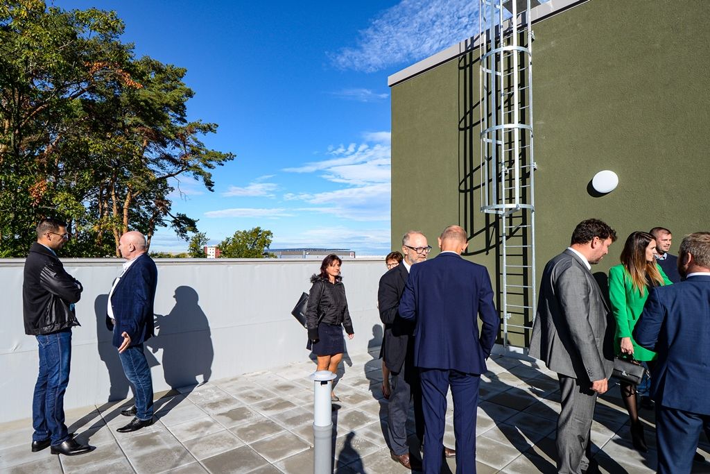 Vědeckotechnický park se rozrostl o další budovu (foto: M. Pecuch, 1.10.2019)