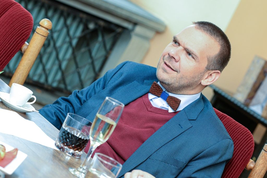 Primátor poblahopřál Janu Loučímovi k životnímu jubileu (foto: M. Pecuch, 8.10.2019)