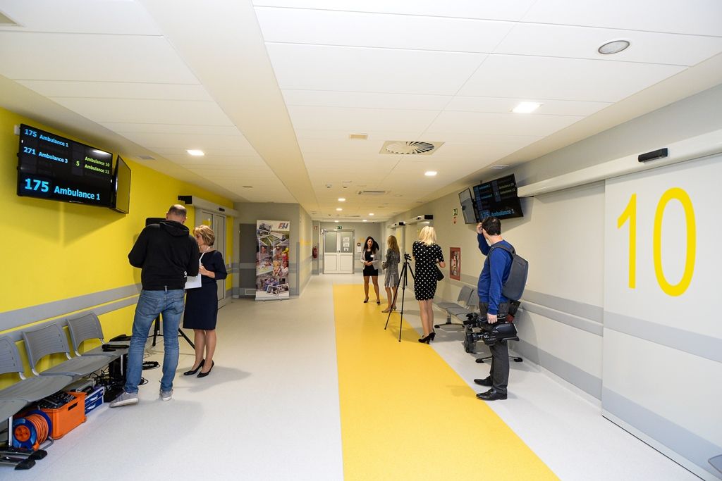 Fakultní nemocnice má nový urgentní příjem (foto: M. Pecuch, 9.10.2019)