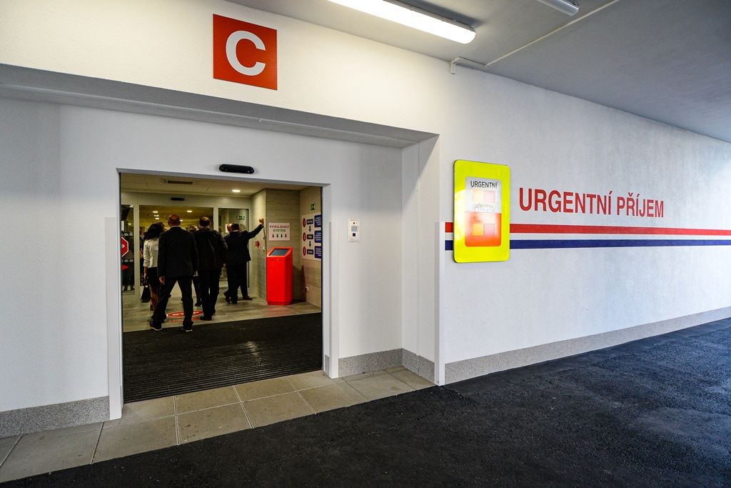 Fakultní nemocnice má nový urgentní příjem (foto: M. Pecuch, 9.10.2019)