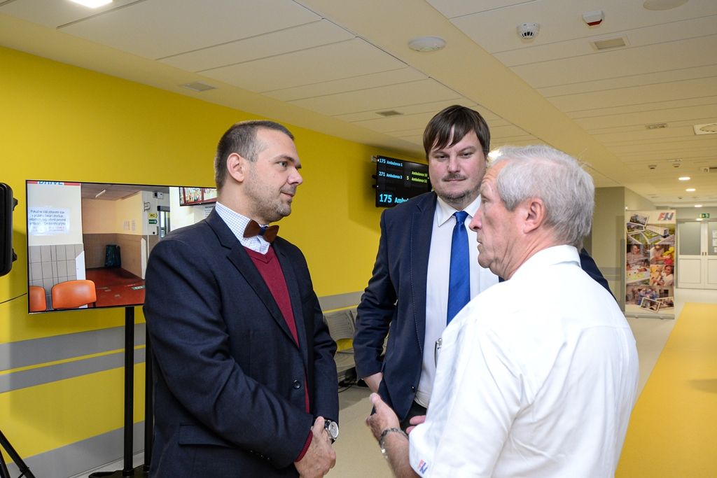 Fakultní nemocnice má nový urgentní příjem (foto: M. Pecuch, 9.10.2019)