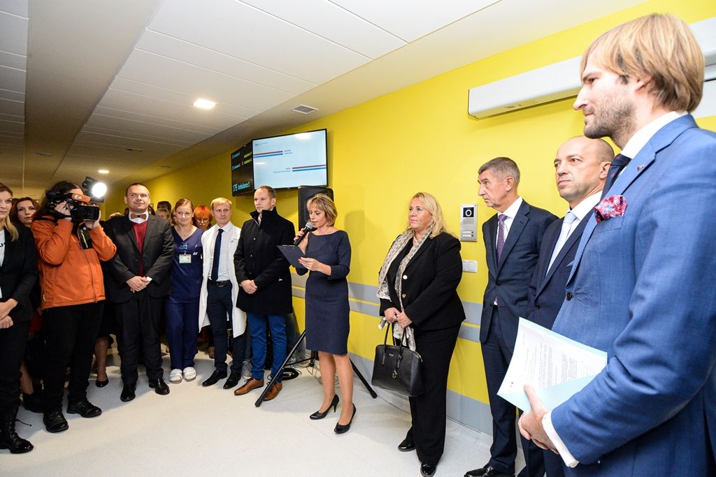 Fakultní nemocnice má nový urgentní příjem (foto: M. Pecuch, 9.10.2019)