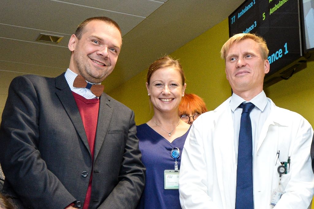 Fakultní nemocnice má nový urgentní příjem (foto: M. Pecuch, 9.10.2019)