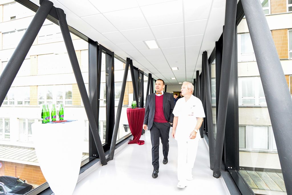 Fakultní nemocnice má nový urgentní příjem (foto: M. Pecuch, 9.10.2019)