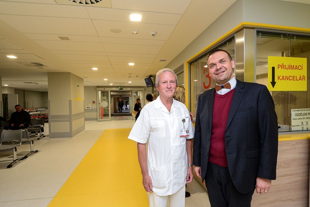 Fakultní nemocnice má nový urgentní příjem (foto: M. Pecuch, 9.10.2019)