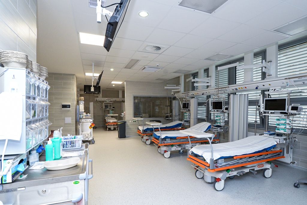 Fakultní nemocnice má nový urgentní příjem (foto: M. Pecuch, 9.10.2019)