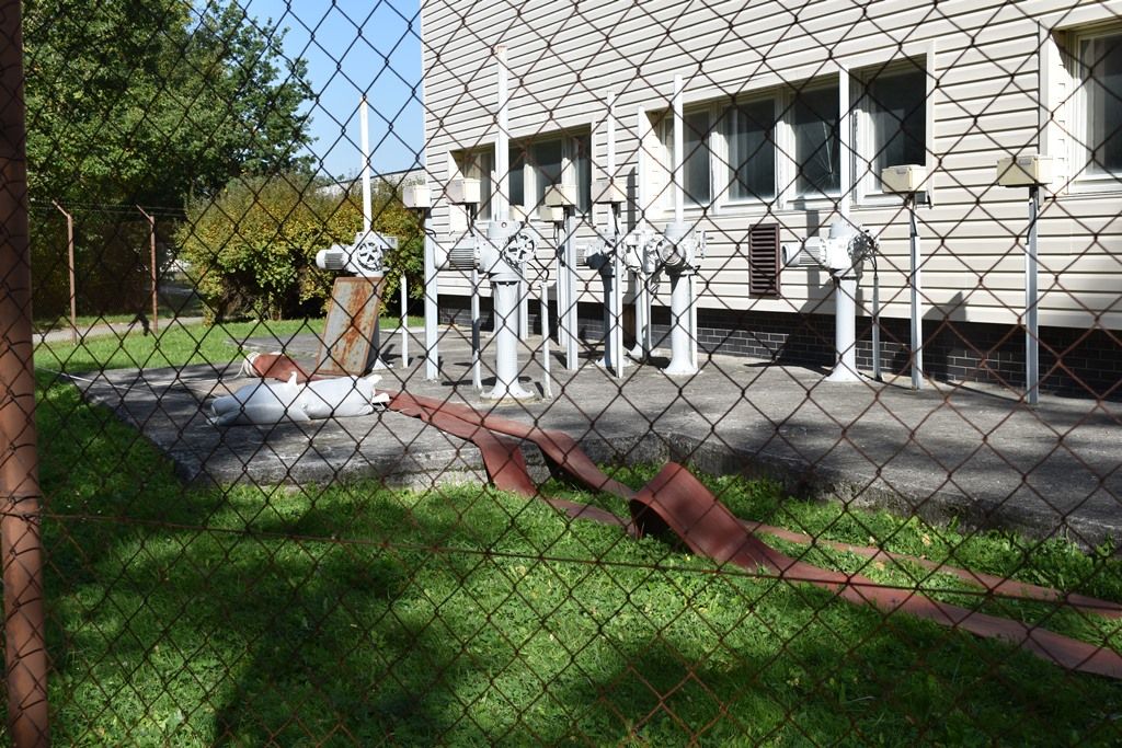 Instalace zařízení na čerpání vody z Radbuzy (foto: A. Jarošová, 14.10.2019)