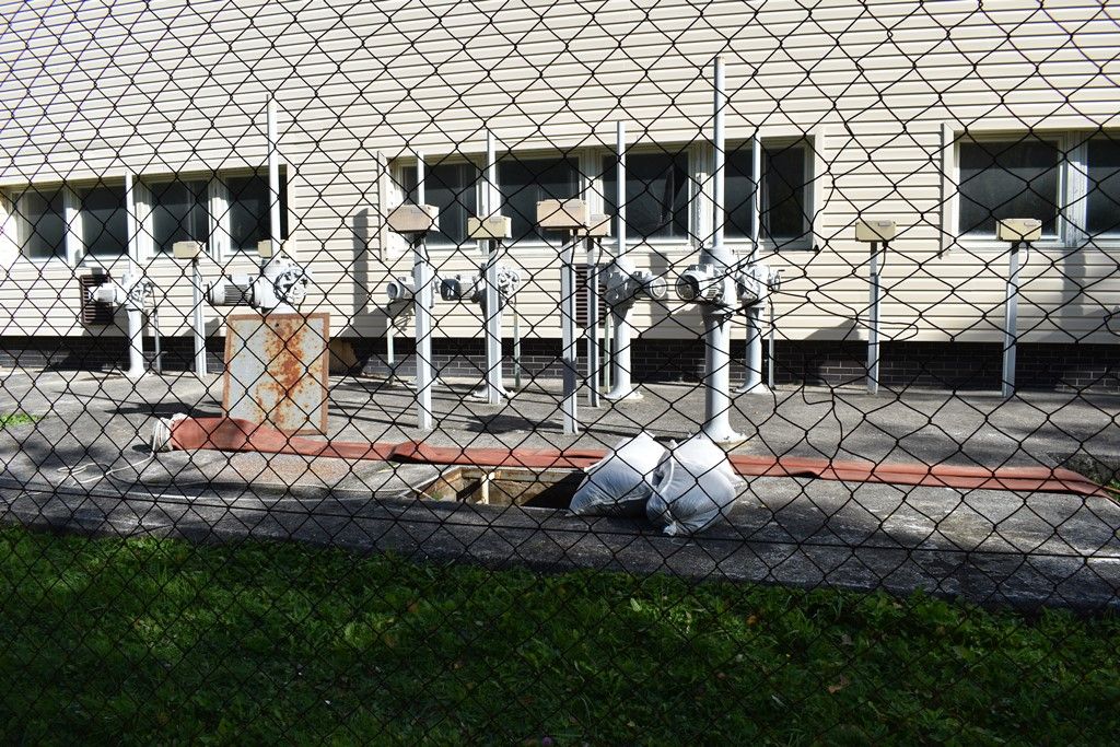 Instalace zařízení na čerpání vody z Radbuzy (foto: A. Jarošová, 14.10.2019)