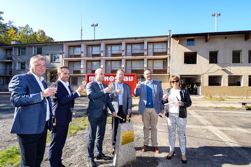 Prokopávka - zahájení stavby, současný stav