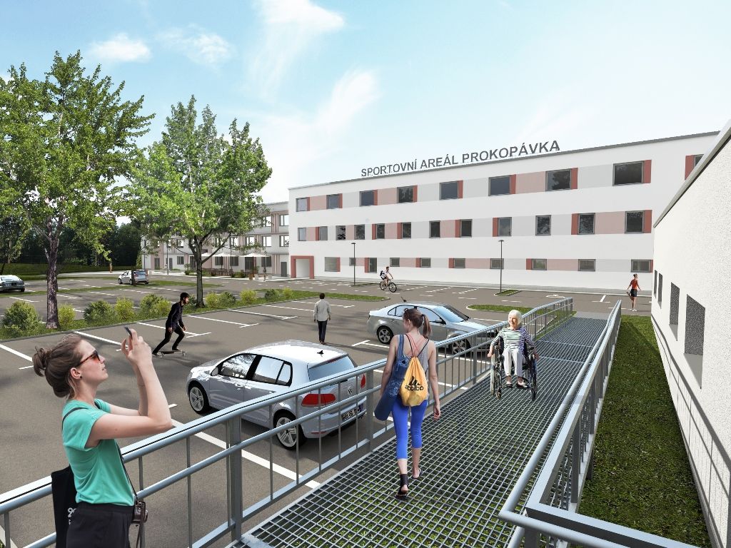 Prokopávka - vizualizace, budoucí stav