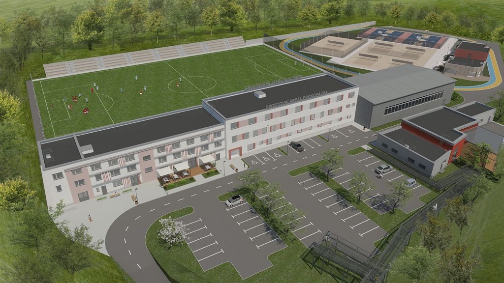 Prokopávka - vizualizace, budoucí stav