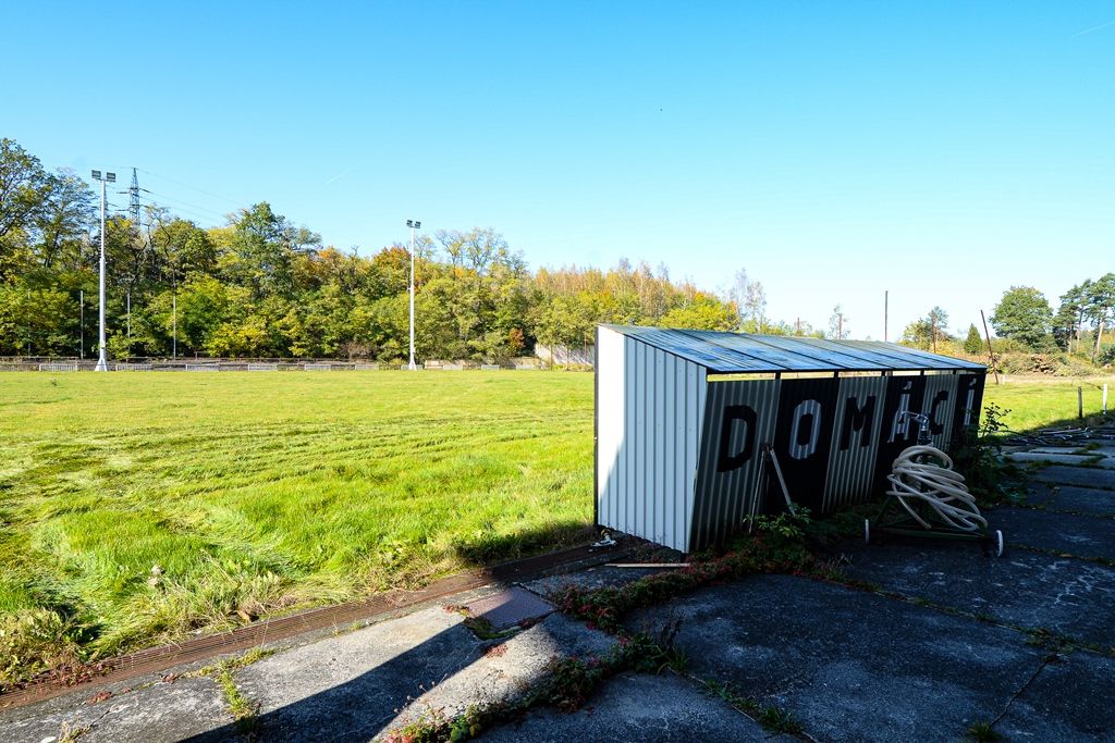 Prokopávka - zahájení stavby a současný stav / vizualizace budoucího stavu (foto: M. Pecuch, 14.10.2019)